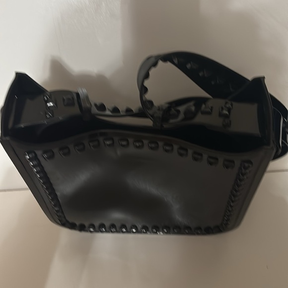 Carmen Sol black shoulder strap or cross body bag - Picture 3 of 13